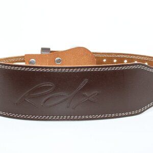 Handmade RDX Men Weightlifting Belt genuine Leather NWOT S L Padded With 4" X45"